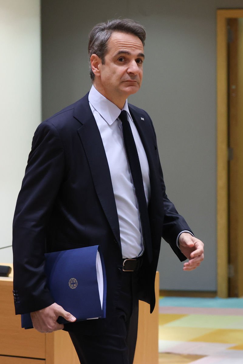 O Kυριάκος Μητσοτάκης στη Σύνοδο Κορυφής