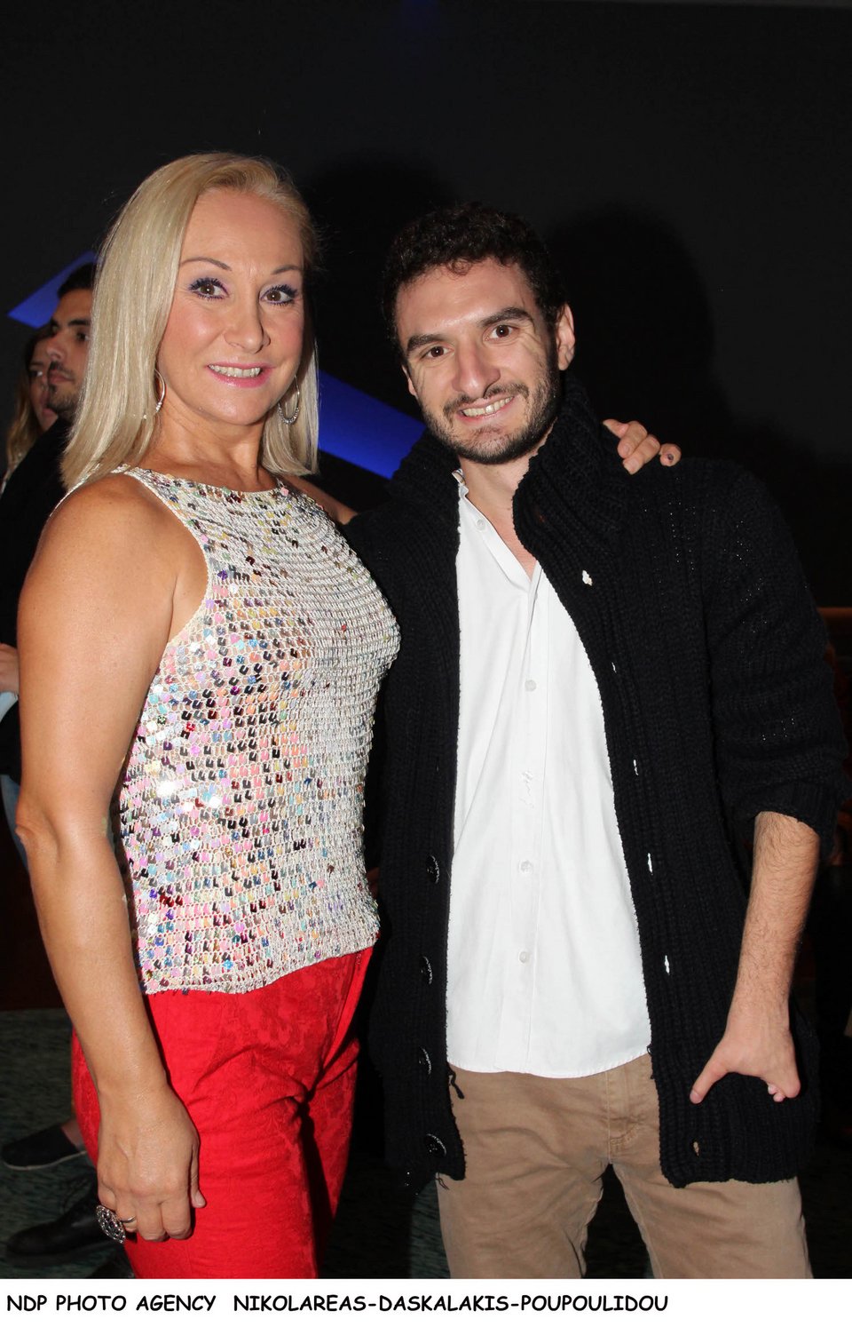 Η Νταίζη Σεμπεκοπούλου με το γιό της, Στέφανο