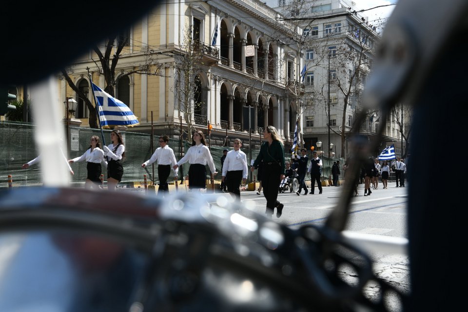 Μαθητική παρέλαση στην Αθήνα για τη 25ης Μαρτίου / EUROKINISSI 