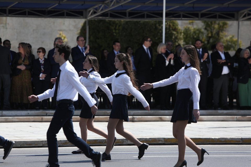 Μαθητική παρέλαση στην Αθήνα για την 25η Μαρτίου / EUROKINISSI 