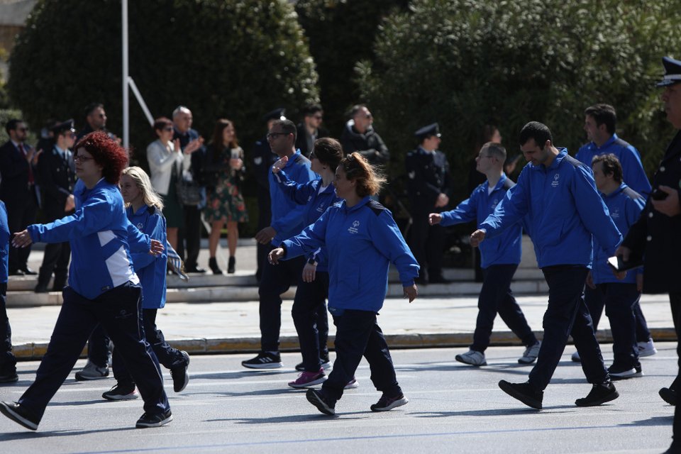 Μαθητική παρέλαση στην Αθήνα για την 25η Μαρτίου / EUROKINISSI 