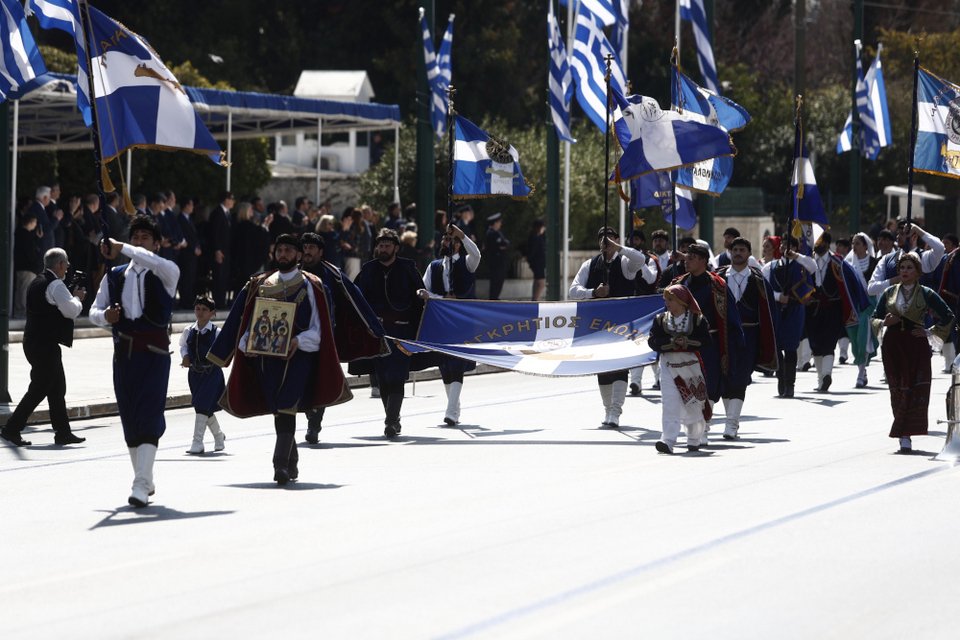 Μαθητική παρέλαση στην Αθήνα για την 25η Μαρτίου / EUROKINISSI  