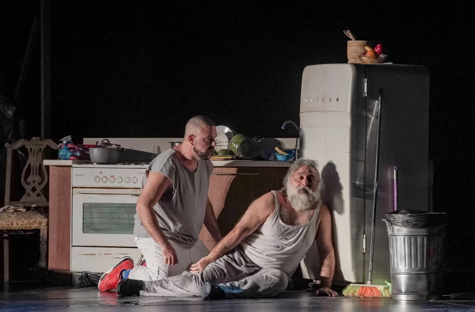 Ο Γιώργος Σαραντίδης με τον Γιάννη Αναστασάκη