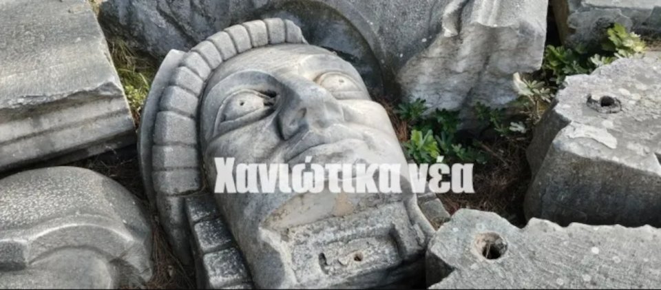 Bανδάλισαν τον χώρο στους τάφους των Βενιζέλων / Φωτογραφία: haniotika-nea