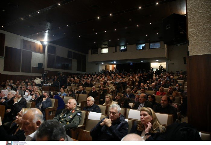 Κόσμος στην παρουσίαση του βιβλίου του δημοσιογράφου Γιώργου Χαρβαλιά / Φωτογραφία: Intimenews/ΚΑΜΣΗΣ ΔΗΜΟΣΘΕΝΗΣ
