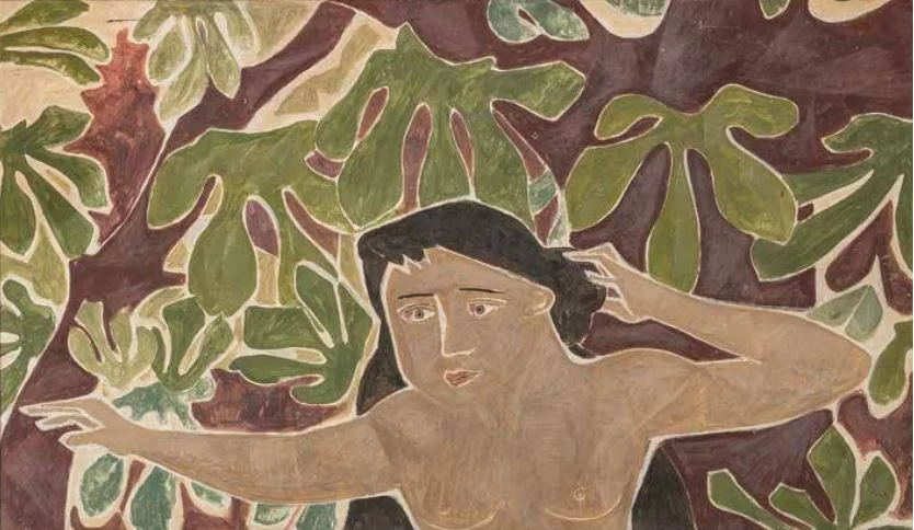 Νίκος Νικολάου, Συκιά. Ακρυλικό σε κόντρα πλακέ
