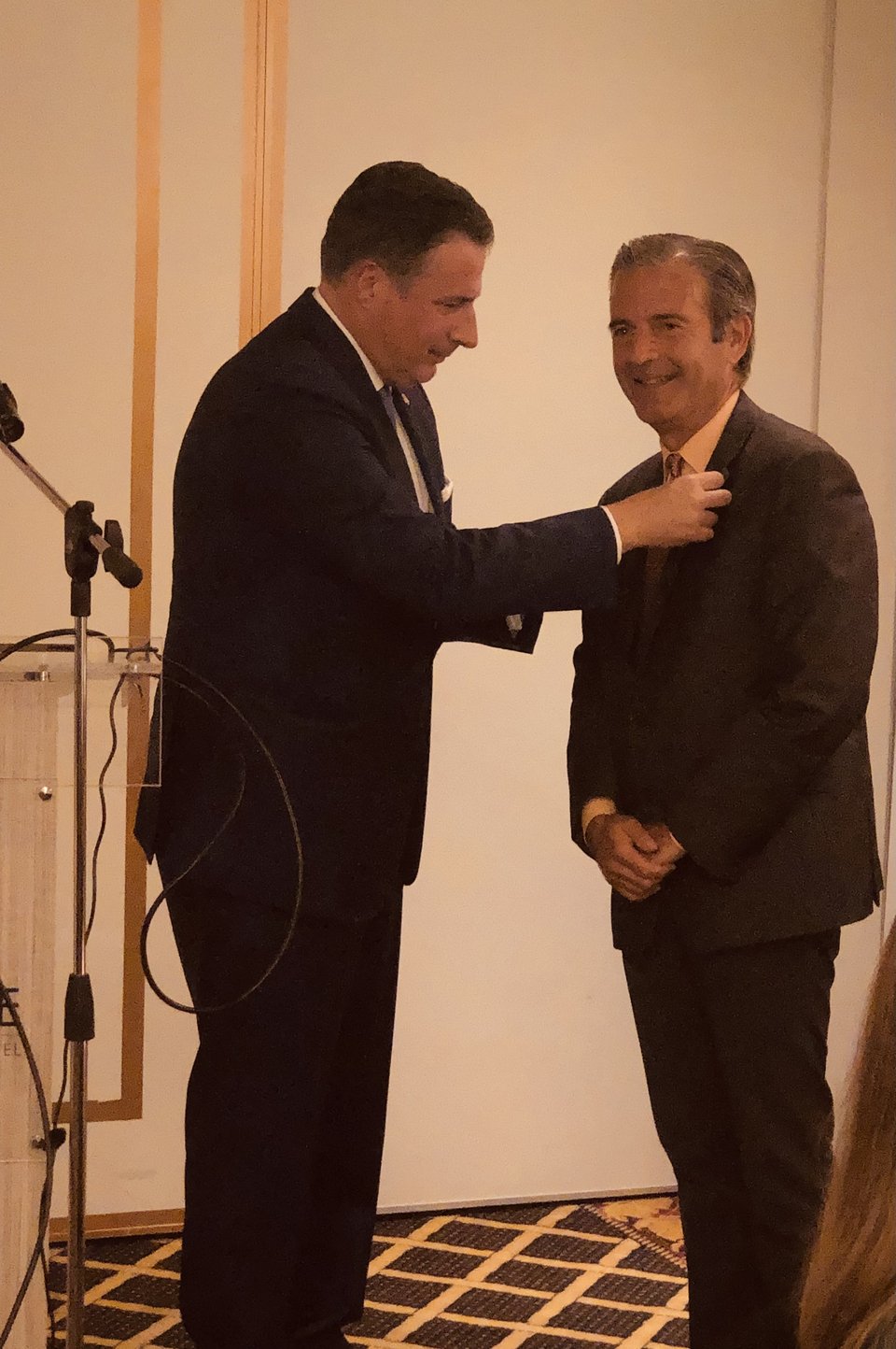 πρόεδρος του ΡΟΑ Ροτ. Αναστάσιος Μπάλλας -Κωνσταντίνος Στρατάκης
