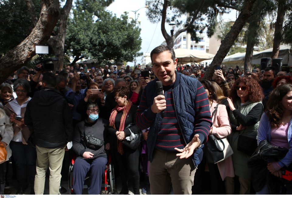 Ομιλία Τσίπρα από τη Νέα Σμύρνη