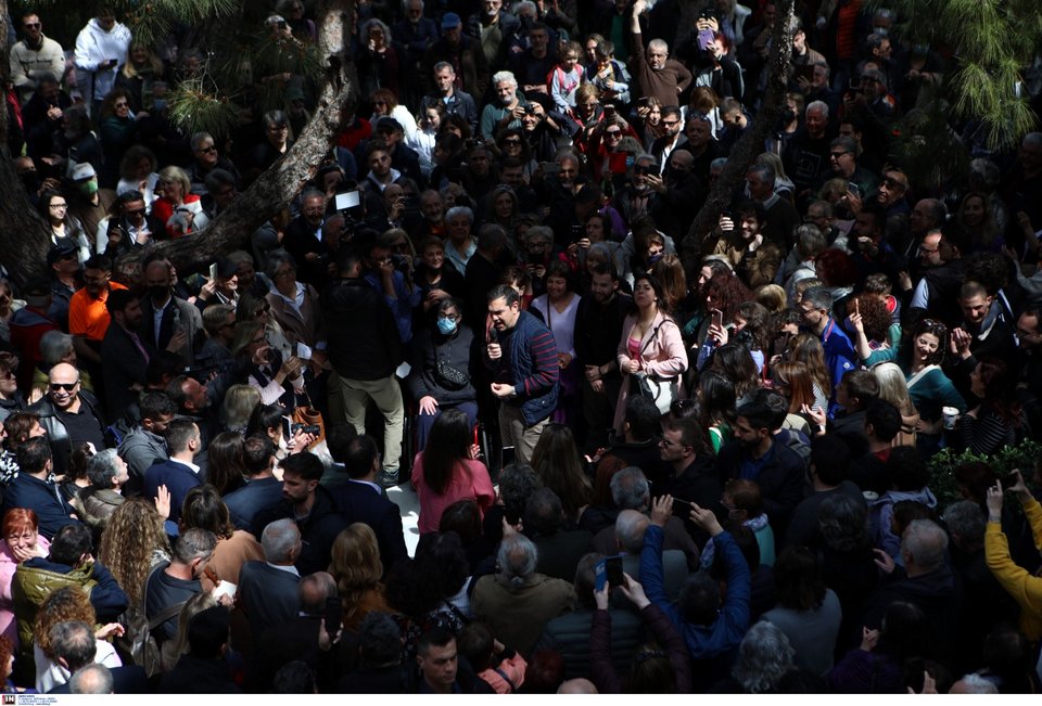 Ομιλία Τσίπρα από τη Νέα Σμύρνη