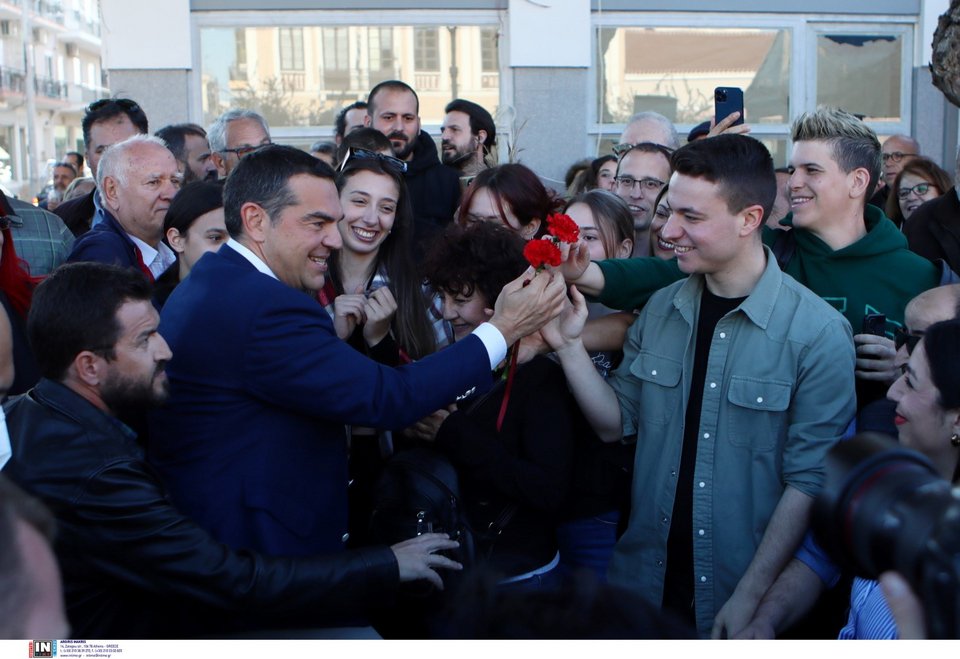 Ο Αλέξης Τσίπρας στο Λαύριο / Φωτογραφία: IntimeNews/ΠΕΡΙΣΤΕΡΗΣ ΔΗΜΗΤΡΗΣ