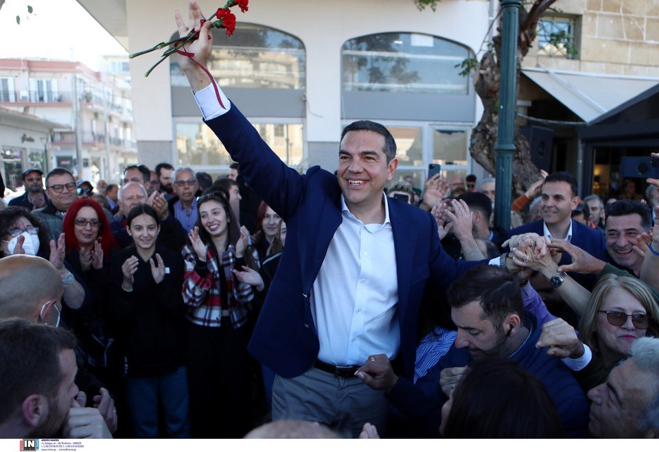 Ο Αλέξης Τσίπρας στο Λαύριο / Φωτογραφία: IntimeNews/ΠΕΡΙΣΤΕΡΗΣ ΔΗΜΗΤΡΗΣ