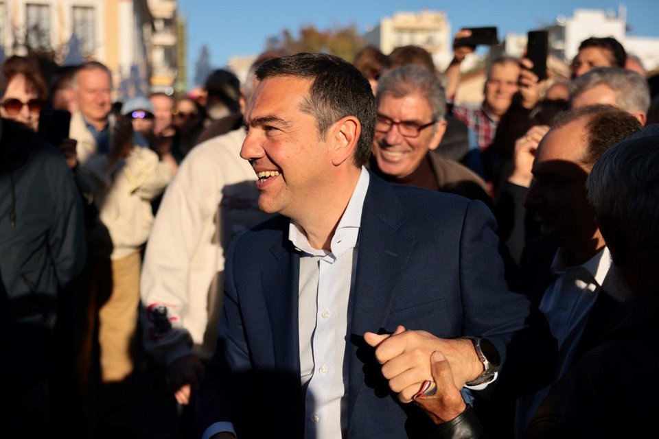 Ο Αλέξης Τσίπρας στο Λαύριο / Φωτογραφία: IntimeNews/ΠΕΡΙΣΤΕΡΗΣ ΔΗΜΗΤΡΗΣ