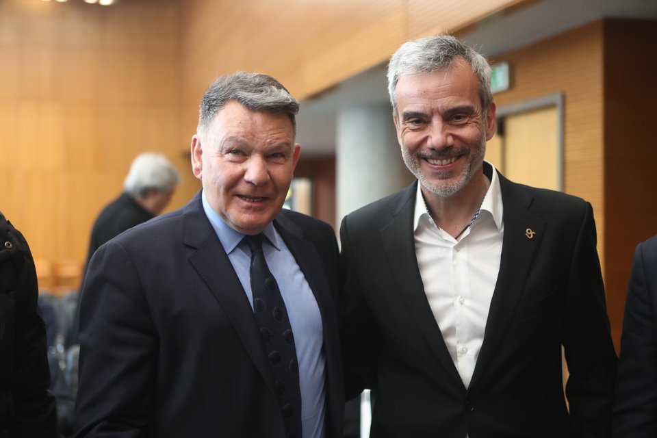 Ο Αλέξης Κούγιας και ο δήμαρχος Θεσσαλονίκης Κωνσταντίνος Ζέρβας / ΒΑΣΙΛΗΣ ΒΕΡΒΕΡΙΔΗΣ / ΜΟΤΙΟΝ ΤΕΑΜ