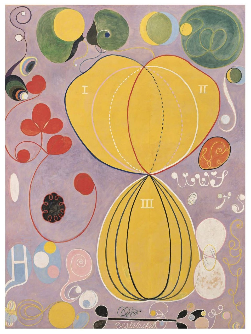 Eργο της Hilma af Klint από την έκθεση στην Tate