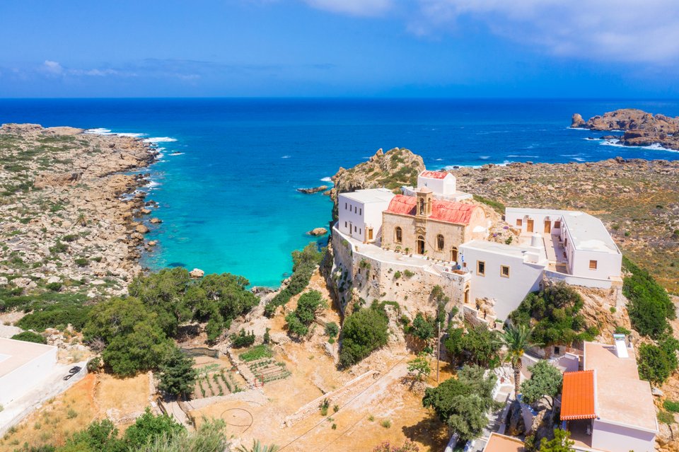 Η Ιερά Μονή Παναγίας Χρυσοσκαλίτισσας στα Χανιά