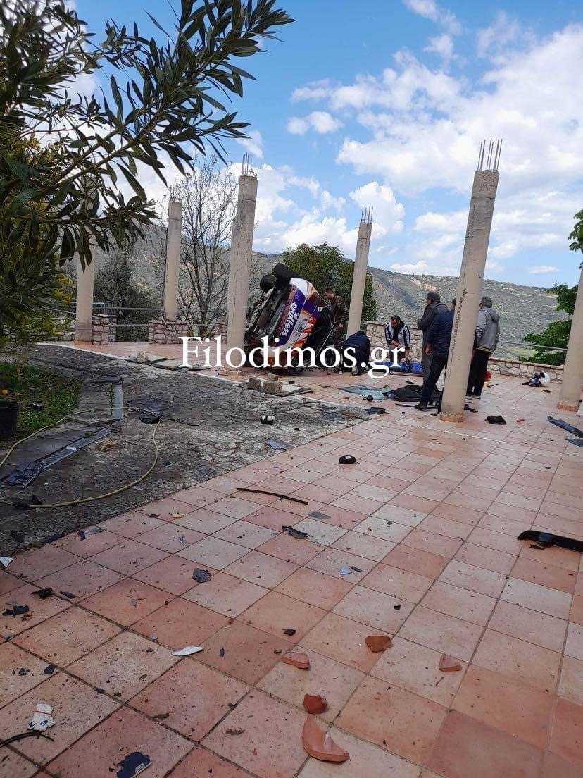 Δύο τραυματίες από το ατύχημα στο Αίγιο