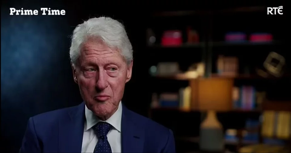 Ο Μπιλ Κλίντον στη συνέντευξή του στο ιρλανδικό RTE