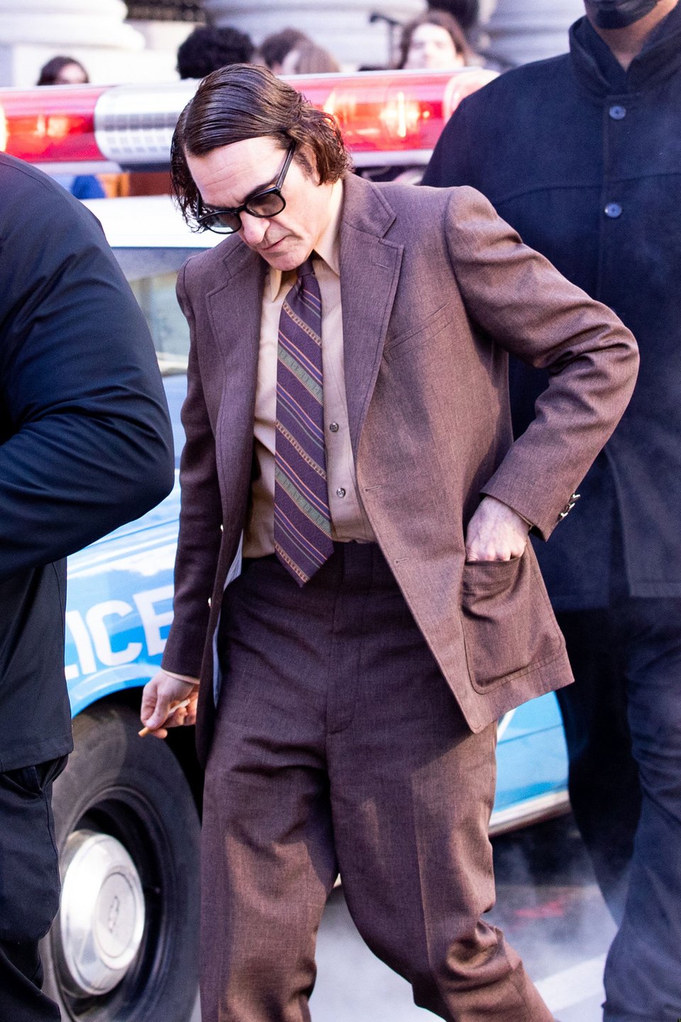 Joaquin Phoenix στα σκαλιά του Joker