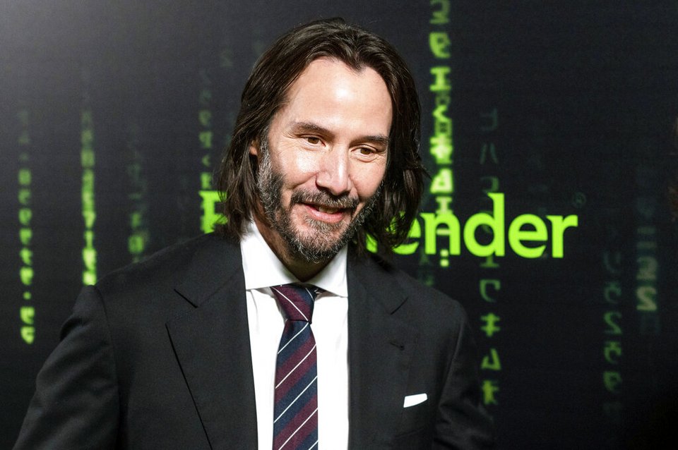 Ο Κιάνου Ριβς φτάνει στην πρεμιέρα του «The Matrix Resurrections» το Σάββατο 18 Δεκεμβρίου 2021 στο θέατρο Κάστρο στο Σαν Φρανσίσκο