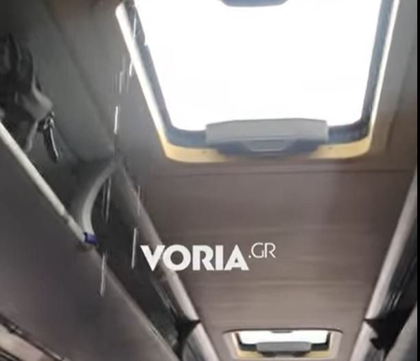 Λεωφορείο των ΚΤΕΛ στάζει νερά / voria.gr