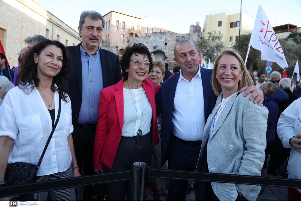 Ο Παύλος Πολάκης στα Χανιά πριν από την ομιλία του Αλέξη Τσίπρα / Φωτογραφία: Intime-ΚΑΡΤΣΩΝΑΚΗΣ ΜΑΚΗΣ