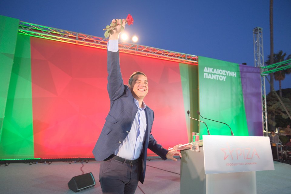 Ο Αλέξης Τσίπρας σε προεκλογική ομιλία στην Κω / Φωτογραφία: Eurokinissi