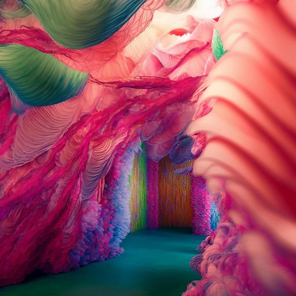 Δημιουργία με Midjourney της ντιζάινερ και ερευνήτριας σχεδιασμού Ai Ebrar Eke / Φωτογραφία Ai: ai.arch.itecture/Instagram