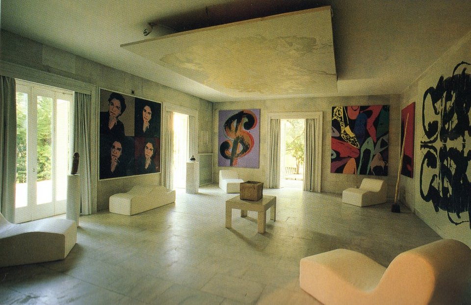 Το σπίτι μετά τον θάνατό του / Andy Warhol room © Greek Style 1988 Gilles de Chabaneix