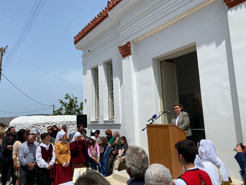 Χαιρετισμός της Λίνας Μενδώνη