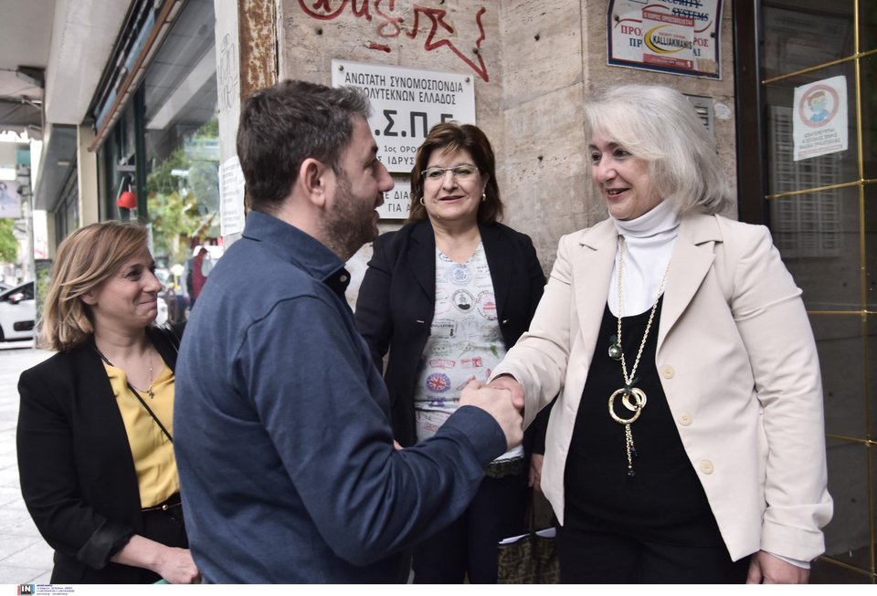 Ο Νίκος Ανδρουλάκης στη συνάντηση που είχε με την Ανώτατη Συνομοσπονδία Πολυτέκνων Ελλάδος