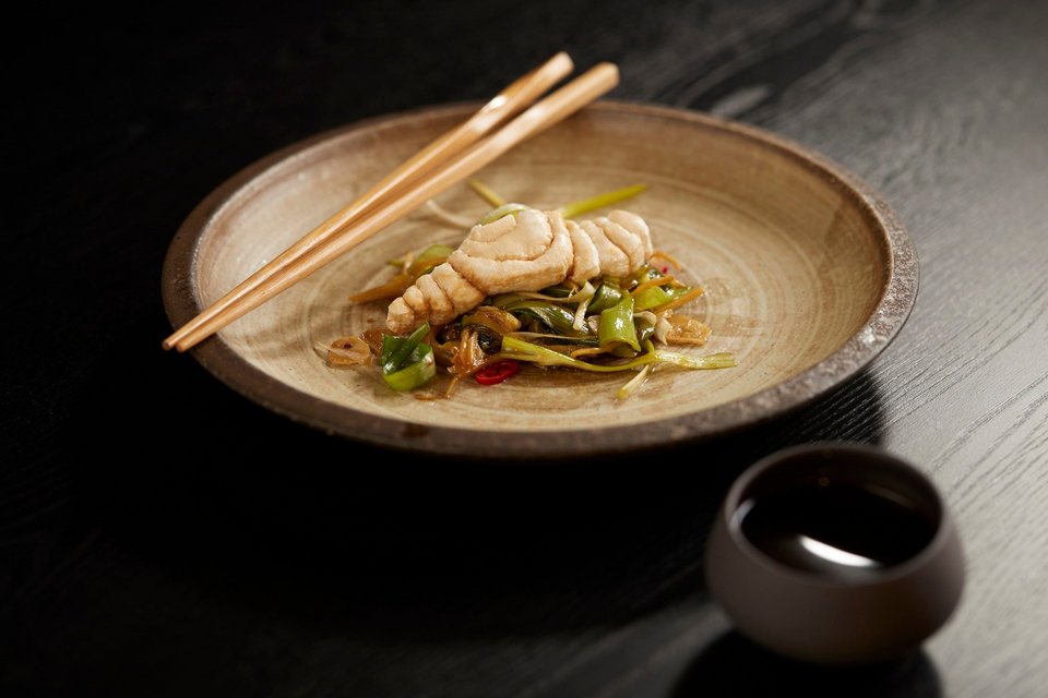 Η ασιατική πρόταση για το μαγείρεμα του τρισδιάστατου φιλέτου ψαριού 