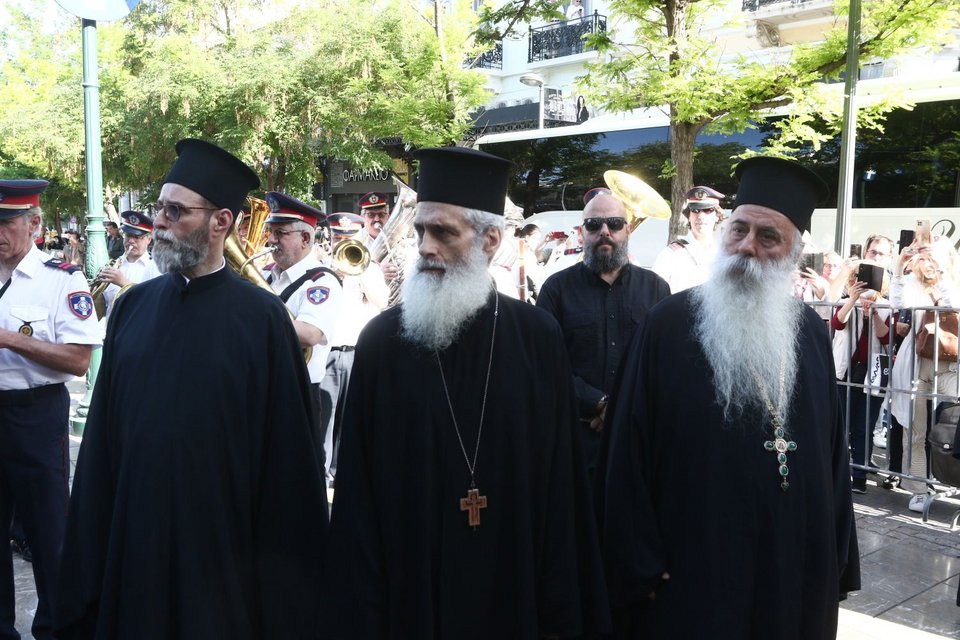 Αναχώρησε για το Πρωτάτο του Αγίου Όρους η ιερή εικόνα της Παναγίας «Άξιον Εστί» / Φωτογραφία: Eurokinissi