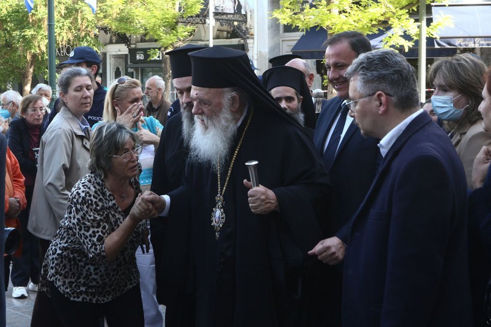Αναχώρησε για το Πρωτάτο του Αγίου Όρους η ιερή εικόνα της Παναγίας «Άξιον Εστί» / Φωτογραφία: Eurokinissi