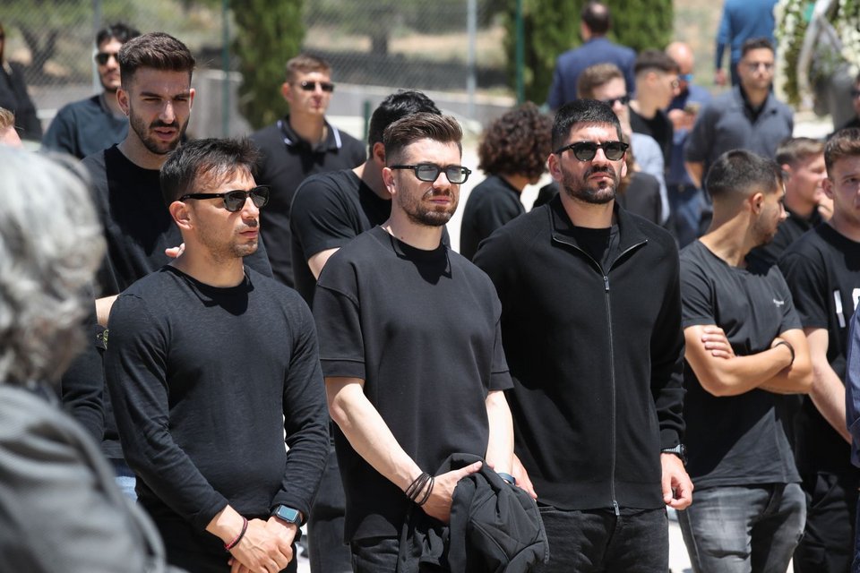 Στην κηδεία του Γιώργου Χριστοβασίλη οι παίκτες του ΠΑΣ Γιάννινα