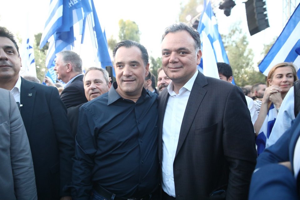 Ο Άδωνις Γεωργιάδης στο Θησείο