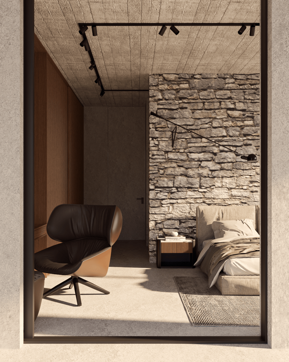 Άποψη από το υπνοδωμάτιο.