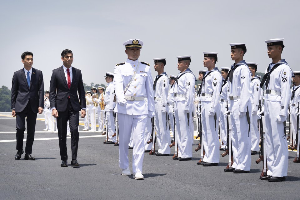 Ο Βρετανός πρωθυπουργός Ρίσι Σούνακ / Stefan Rousseau/Pool Photo via AP
