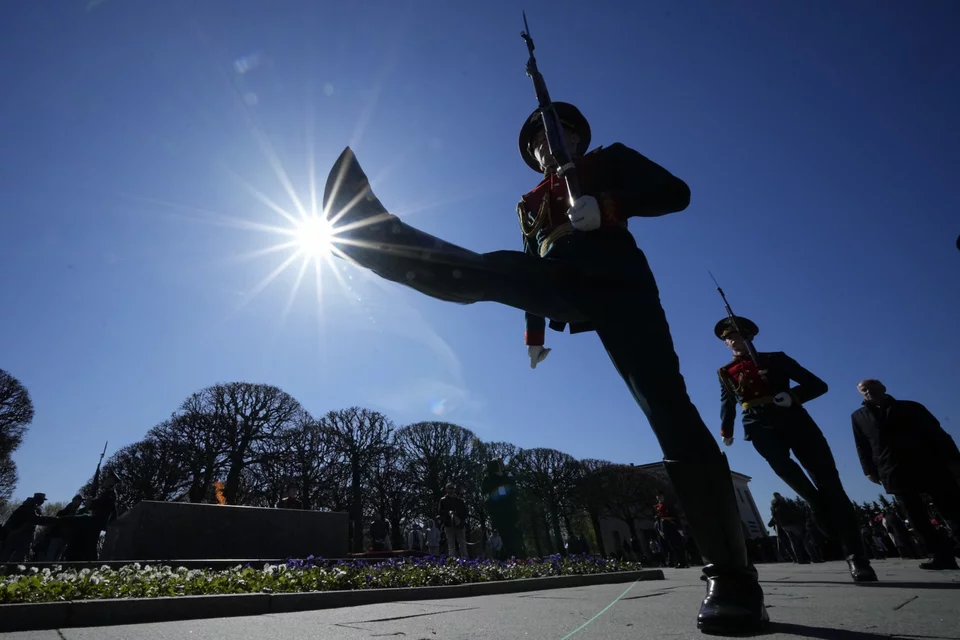 Τιμητικό άγημα στην Κόκκινη Πλατεία της Μόσχας 