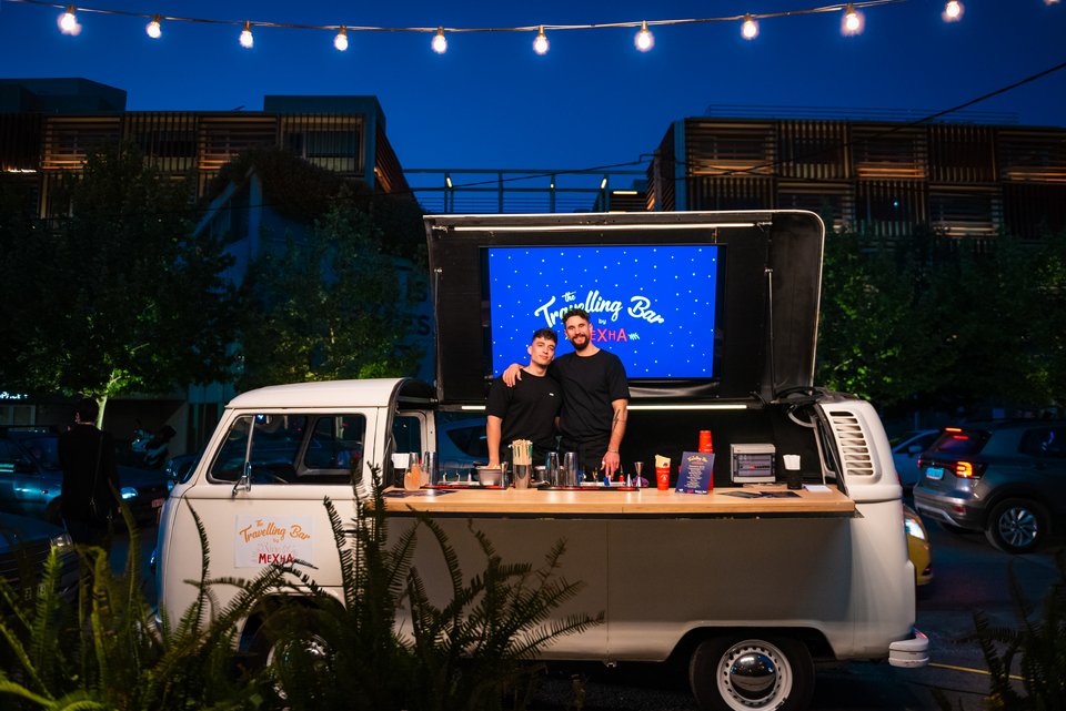 To Van Bar του Mexha διατίθεται για ιδιωτικά και εταιρικά πάρτι.