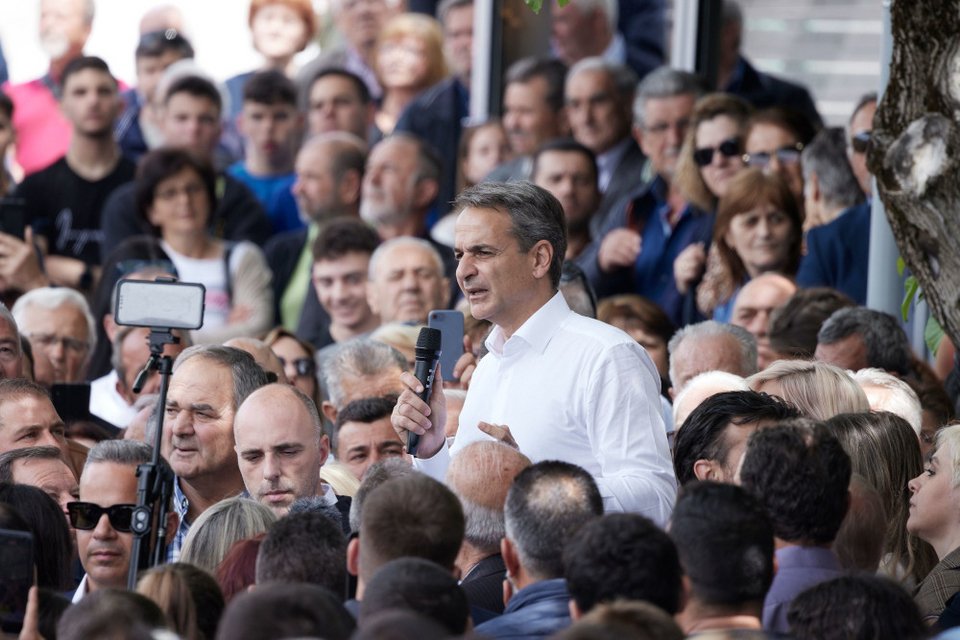 Ο Κυριάκος Μητσοτάκης σε ομιλία στην Πάργα/ Φωτογραφία: Γρ. Τύπου πρωθυπουργού