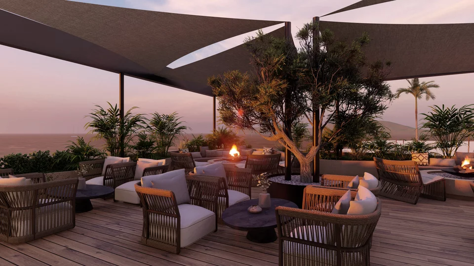 Ο ιδανικός χώρος για χαλάρωση στο Uranos Rooftop Bar του Pnoé Breathing Life