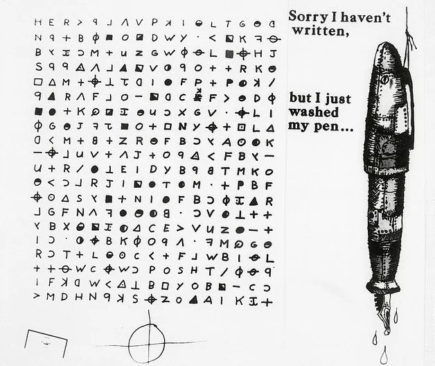 Ένα από τα κρυπτογραφήματα του Zodiac Killer