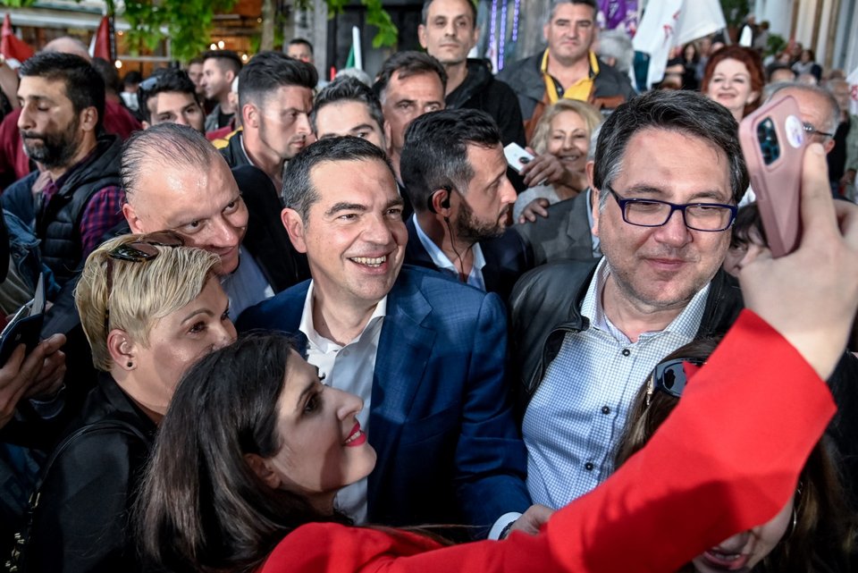 Ο Αλέξης Τσίπρας στη Λαμία
