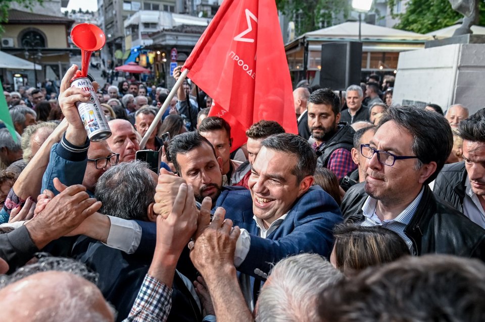 Ο Αλέξης Τσίπρας στη Λαμία