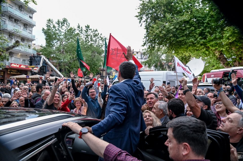 Ο Αλέξης Τσίπρας στη Λαμία
