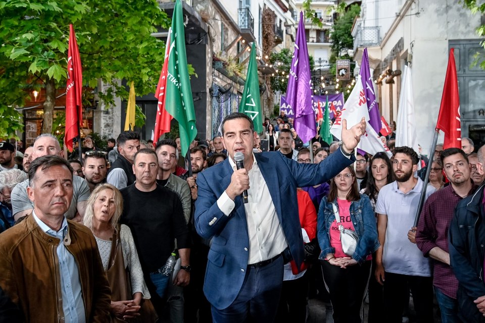 Ο Αλέξης Τσίπρας στη Λαμία