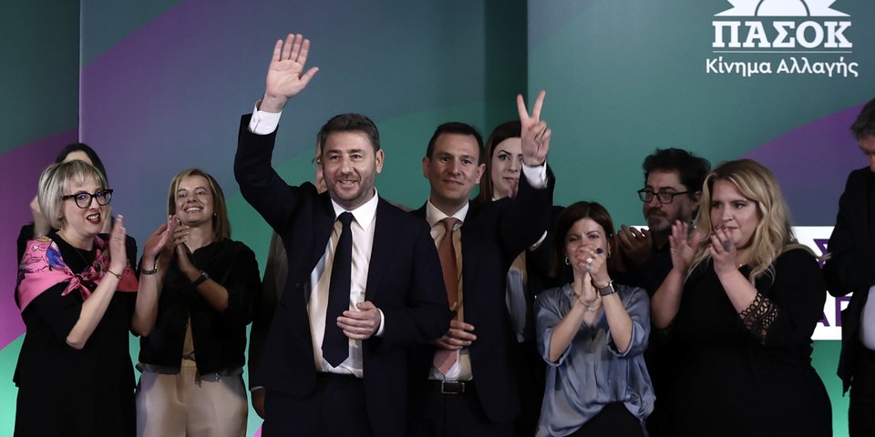 Ο Νίκος Ανδρουλάκης με τους υποψήφιους στο Επικρατείας του ΠΑΣΟΚ