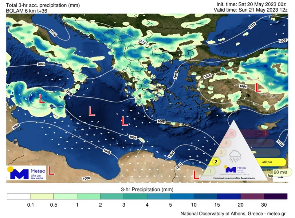 εκλογές 2023 χάρτης για τον καιρό των εκλογών