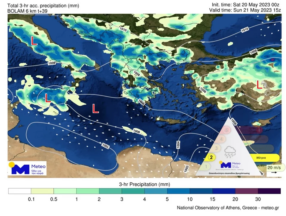 εκλογές 2023 χάρτης για τον καιρό των εκλογών