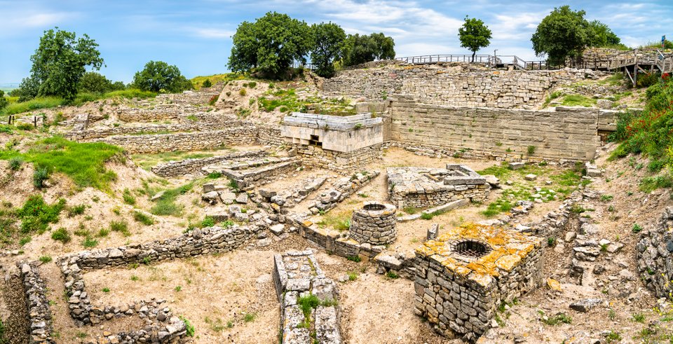 Ερείπια της αρχαίας πόλης της Τροίας